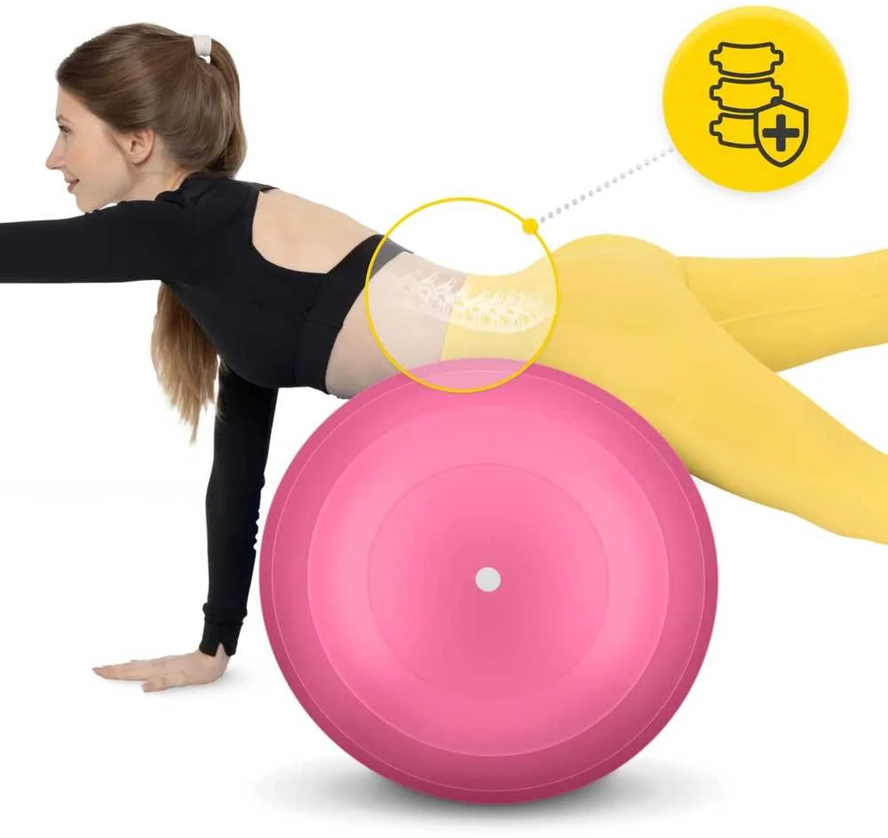 4Fizjo PEANUT AIR BALL mankštos kamuolys, rožinis