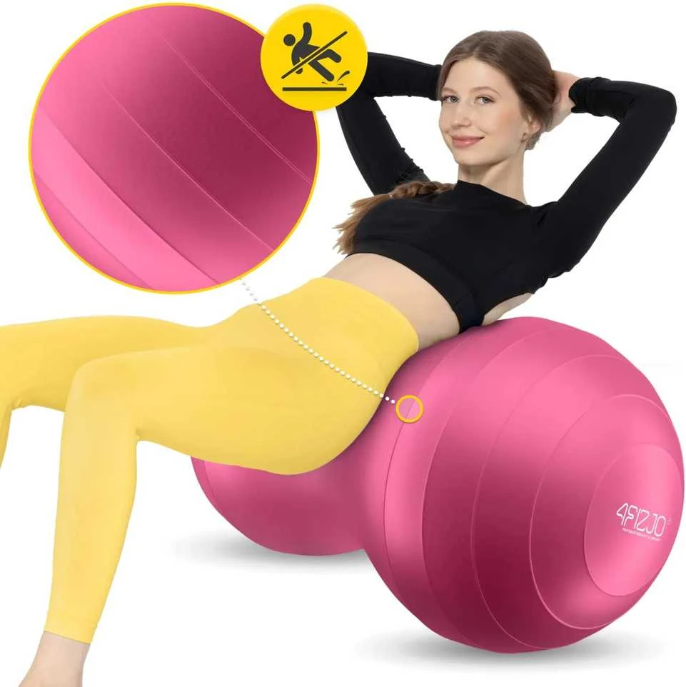 4Fizjo PEANUT AIR BALL mankštos kamuolys, rožinis
