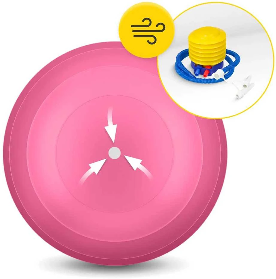 4Fizjo PEANUT AIR BALL mankštos kamuolys, rožinis