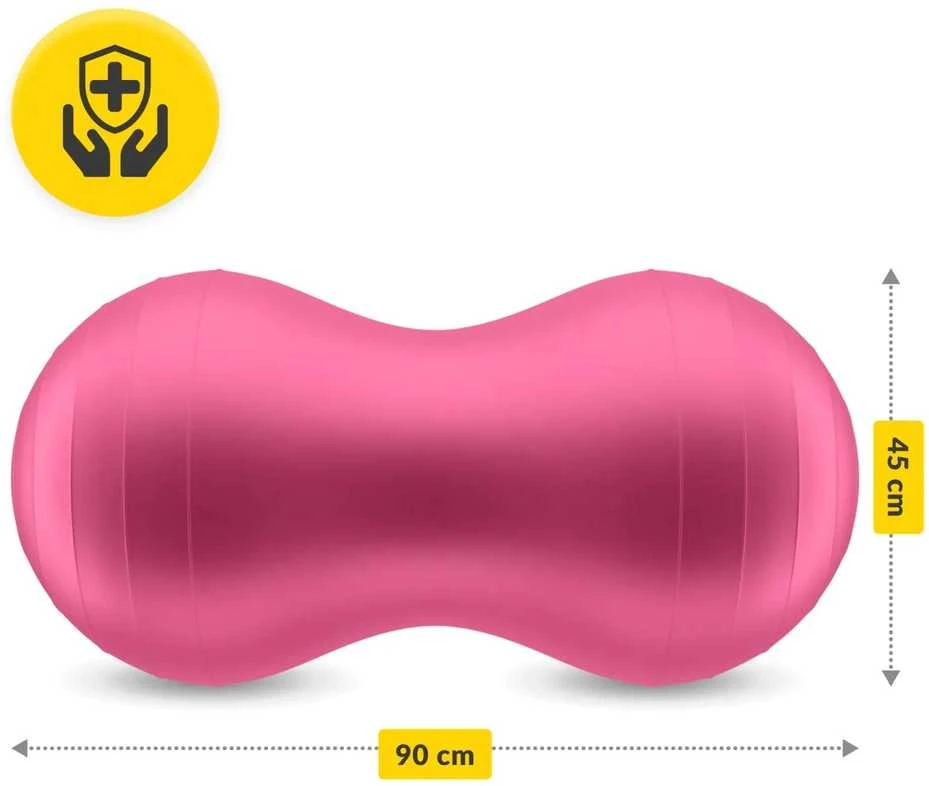 4Fizjo PEANUT AIR BALL mankštos kamuolys, rožinis