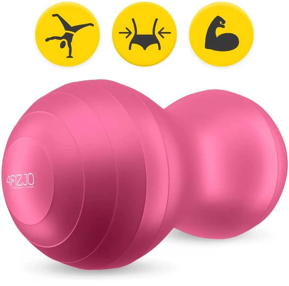 4Fizjo PEANUT AIR BALL mankštos kamuolys, rožinis