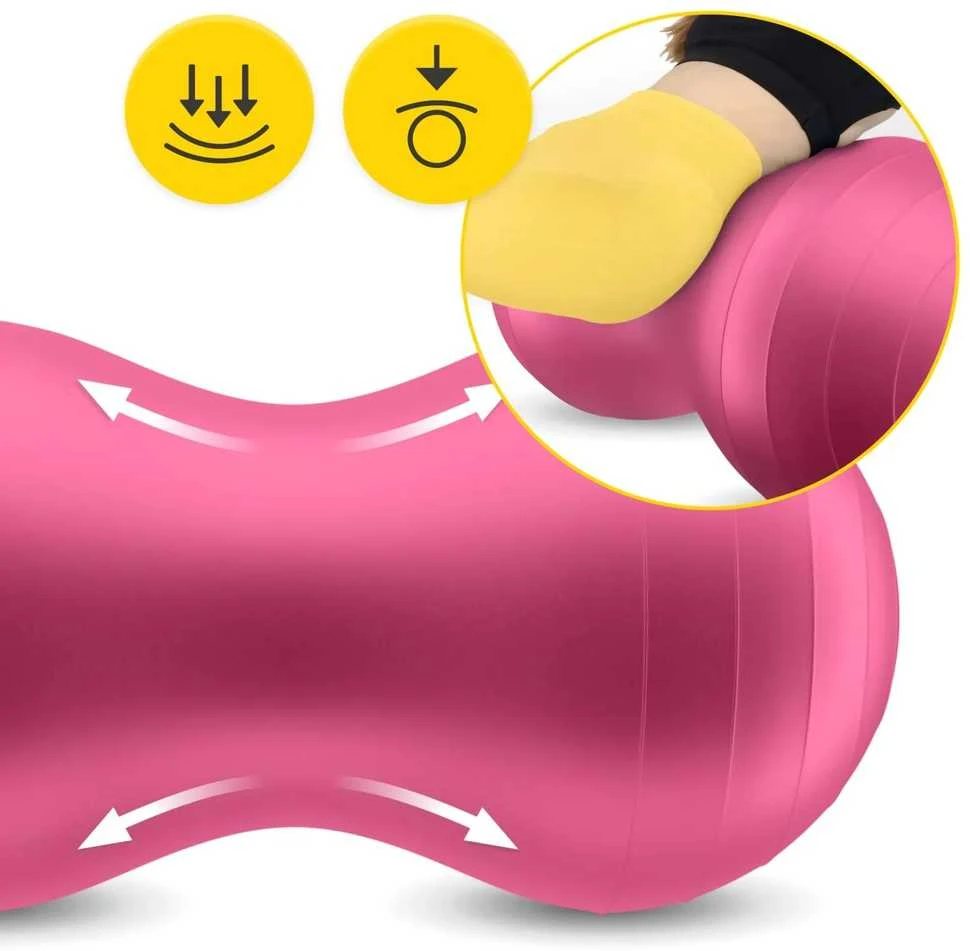 4Fizjo PEANUT AIR BALL mankštos kamuolys, rožinis