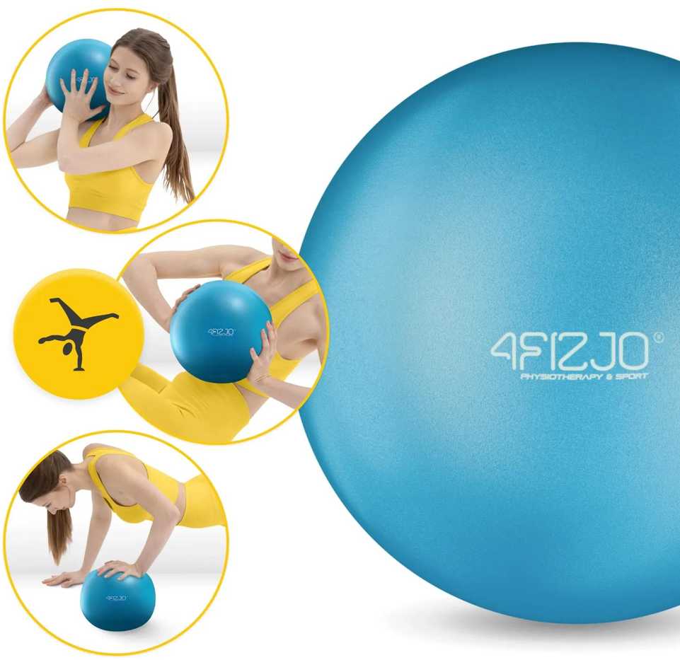 4Fizjo Pilateso ir reabilitacijos kamuolys 22 cm, mėlynas
