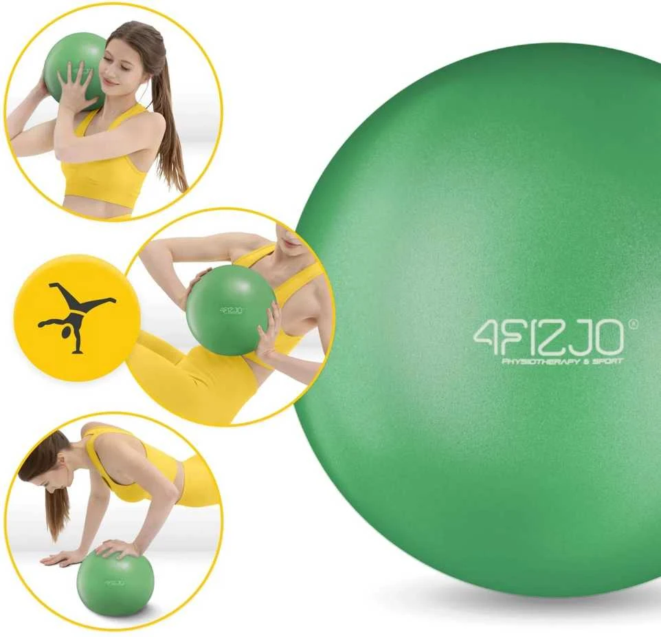 4Fizjo Pilateso ir reabilitacijos kamuolys 22 cm žalias