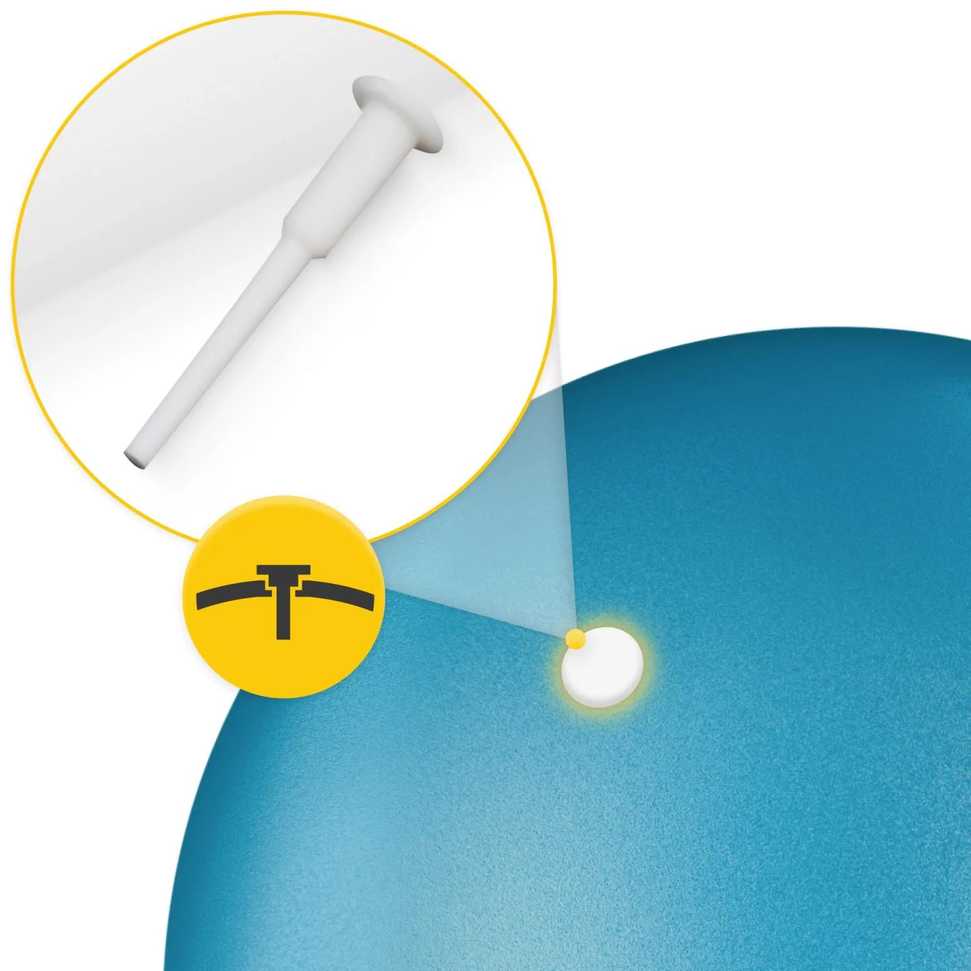 4Fizjo Pilateso ir reabilitacijos kamuolys 22 cm, mėlynas