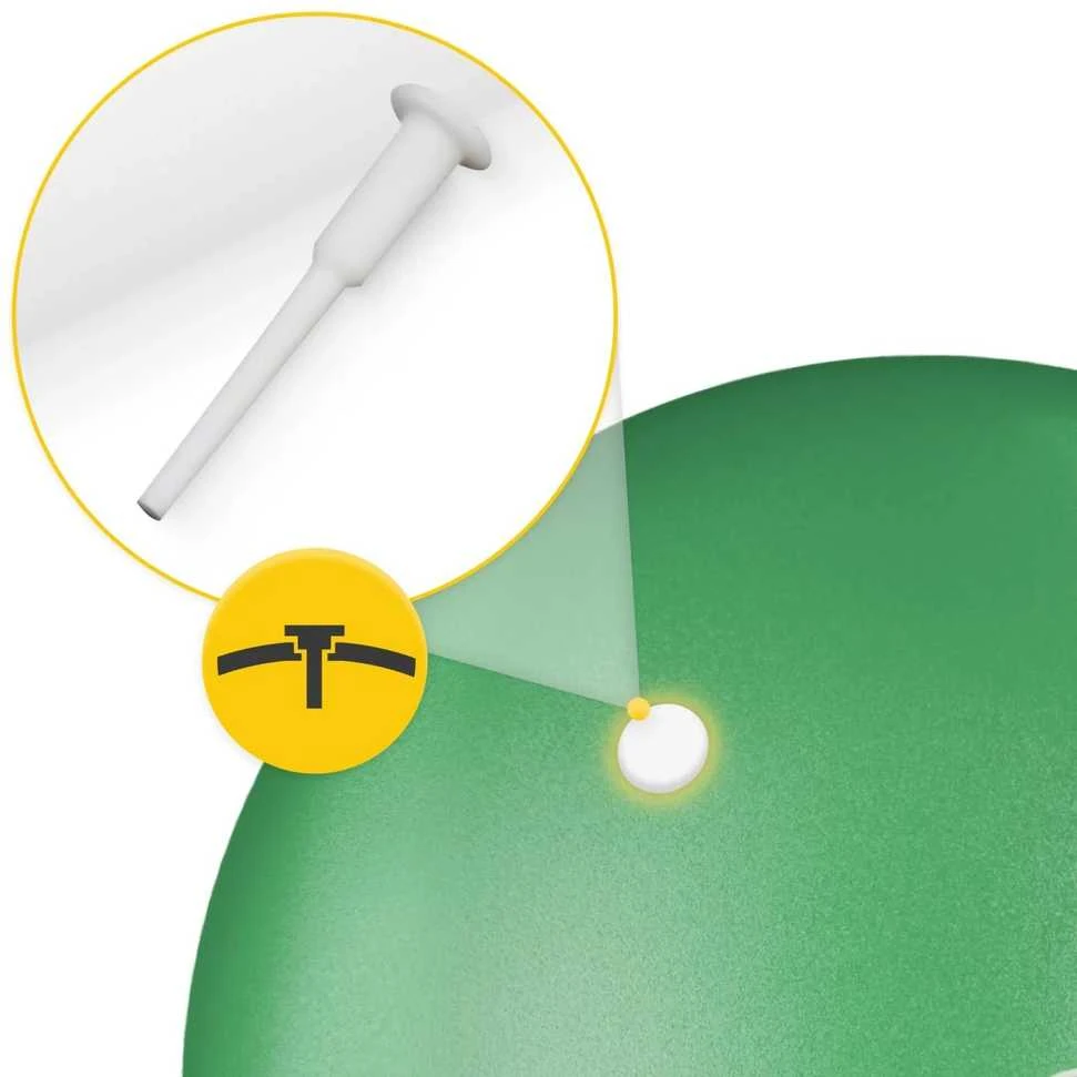 4Fizjo Pilateso ir reabilitacijos kamuolys 22 cm žalias