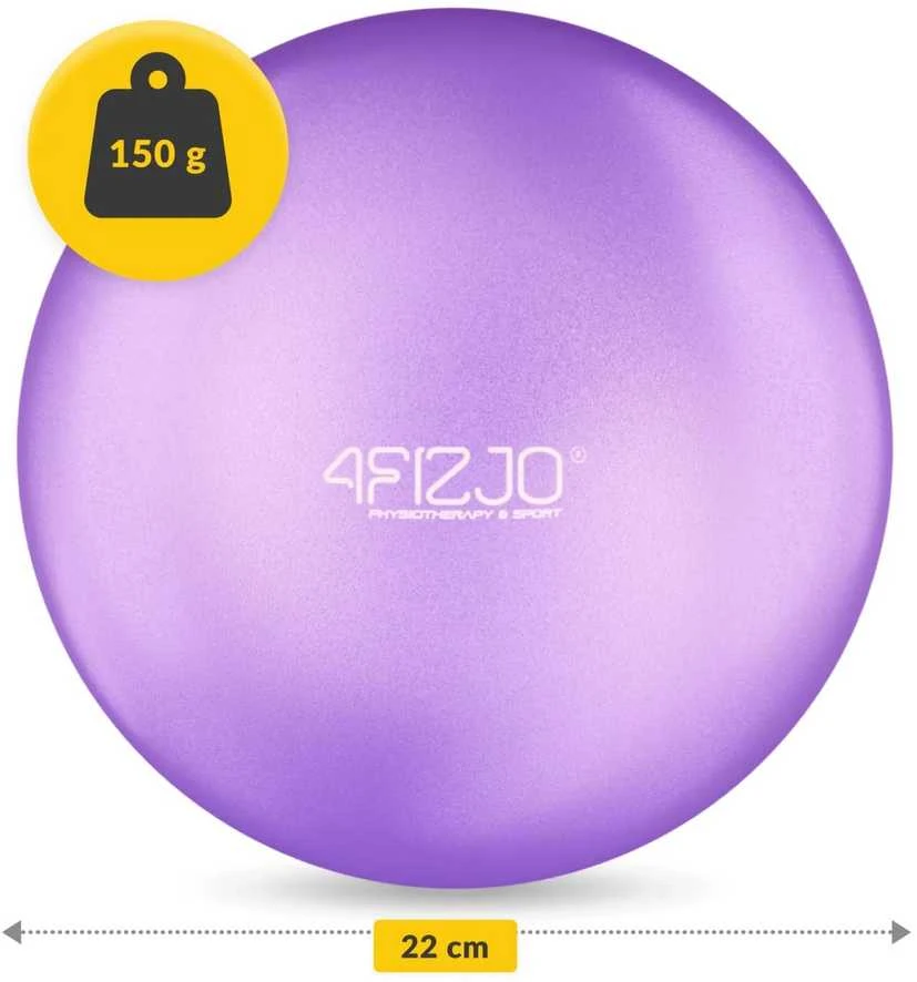 4Fizjo Pilateso ir reabilitacijos kamuolys 22 cm violetinis