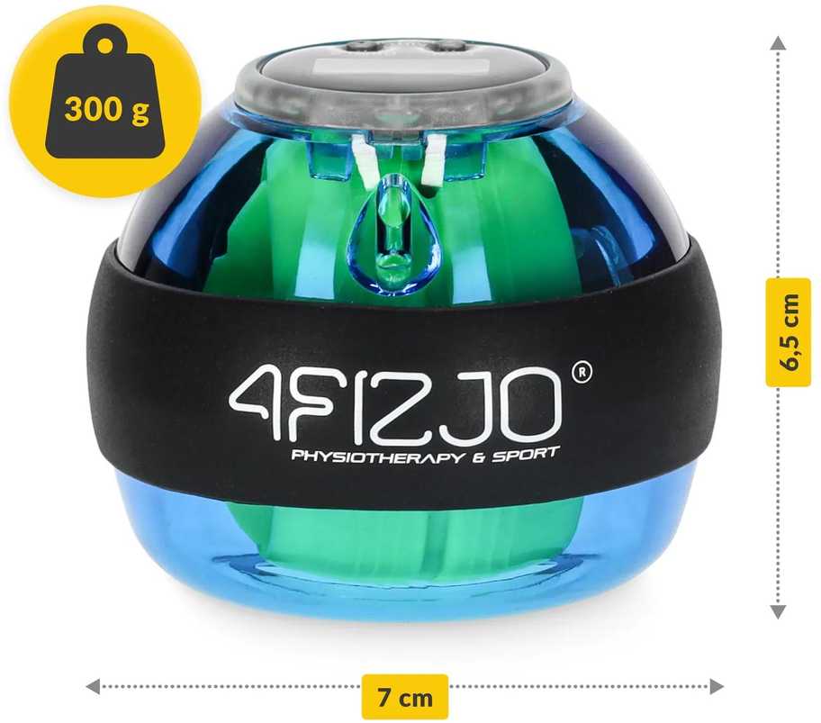 4Fizjo „Powerball“ giroskopinis kamuoliukas su skaitikliu