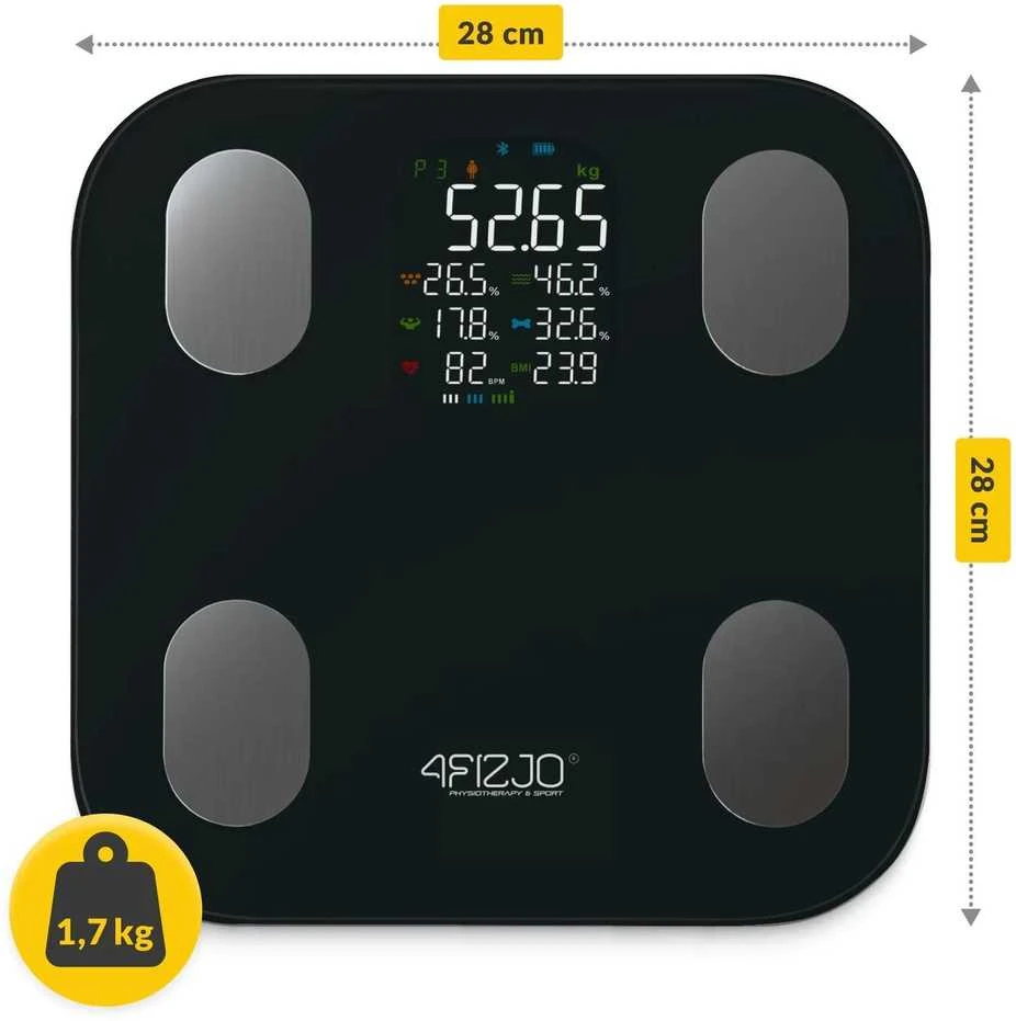 4Fizjo PRO elektroninės analitinės vonios svarstyklės