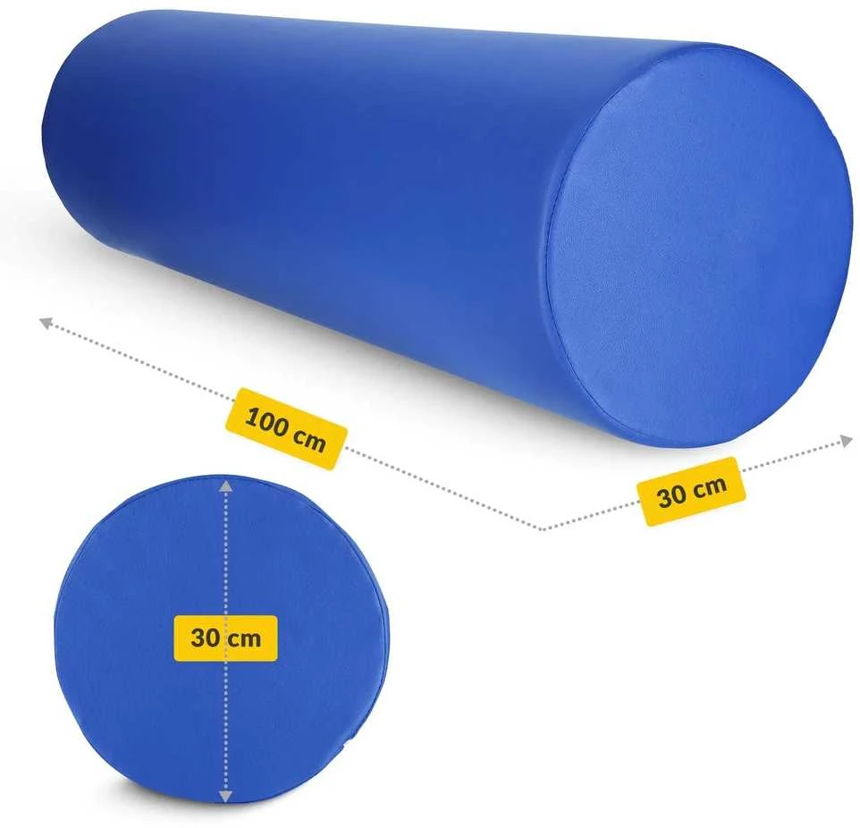 4Fizjo Reabilitacijos volelis, masažo volelis nugarai ir kojoms, 100 cm putplasčio volelis, fizioterapijos įranga