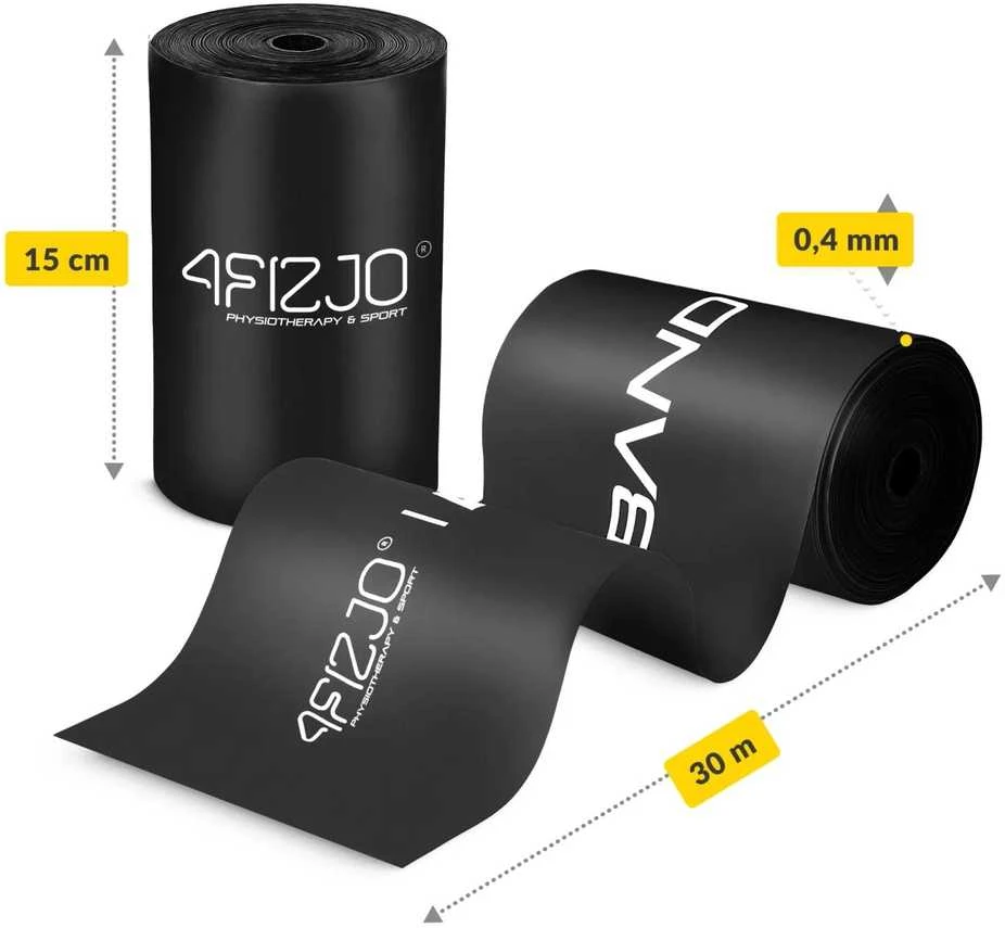 4Fizjo Reabilitacinė juosta FLAT BAND 12-15 kg 30 m