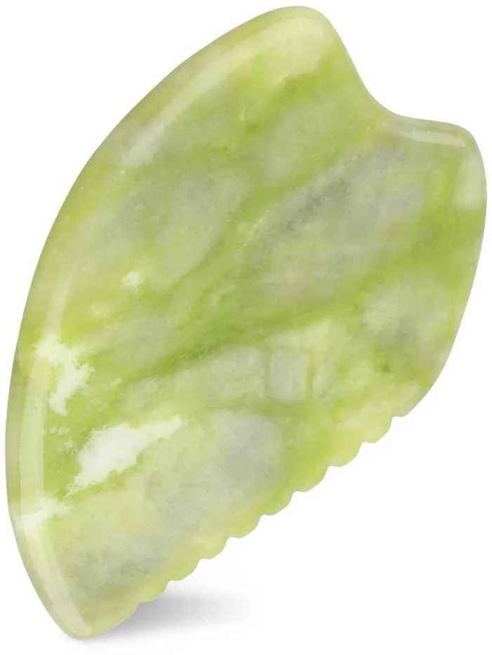 4Fizjo Rievotas Gua Sha akmuo, pagamintas iš natūralaus žalio nefrito