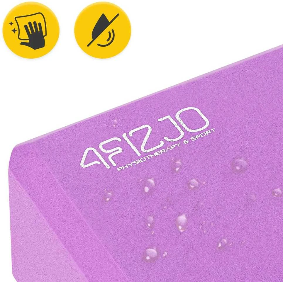 4Fizjo Rožinis putplasčio jogos kubas