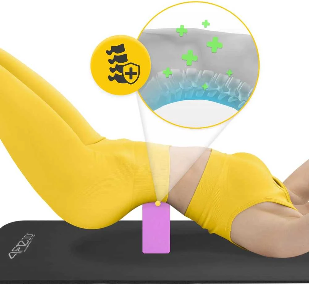 4Fizjo Rožinis putplasčio jogos kubas