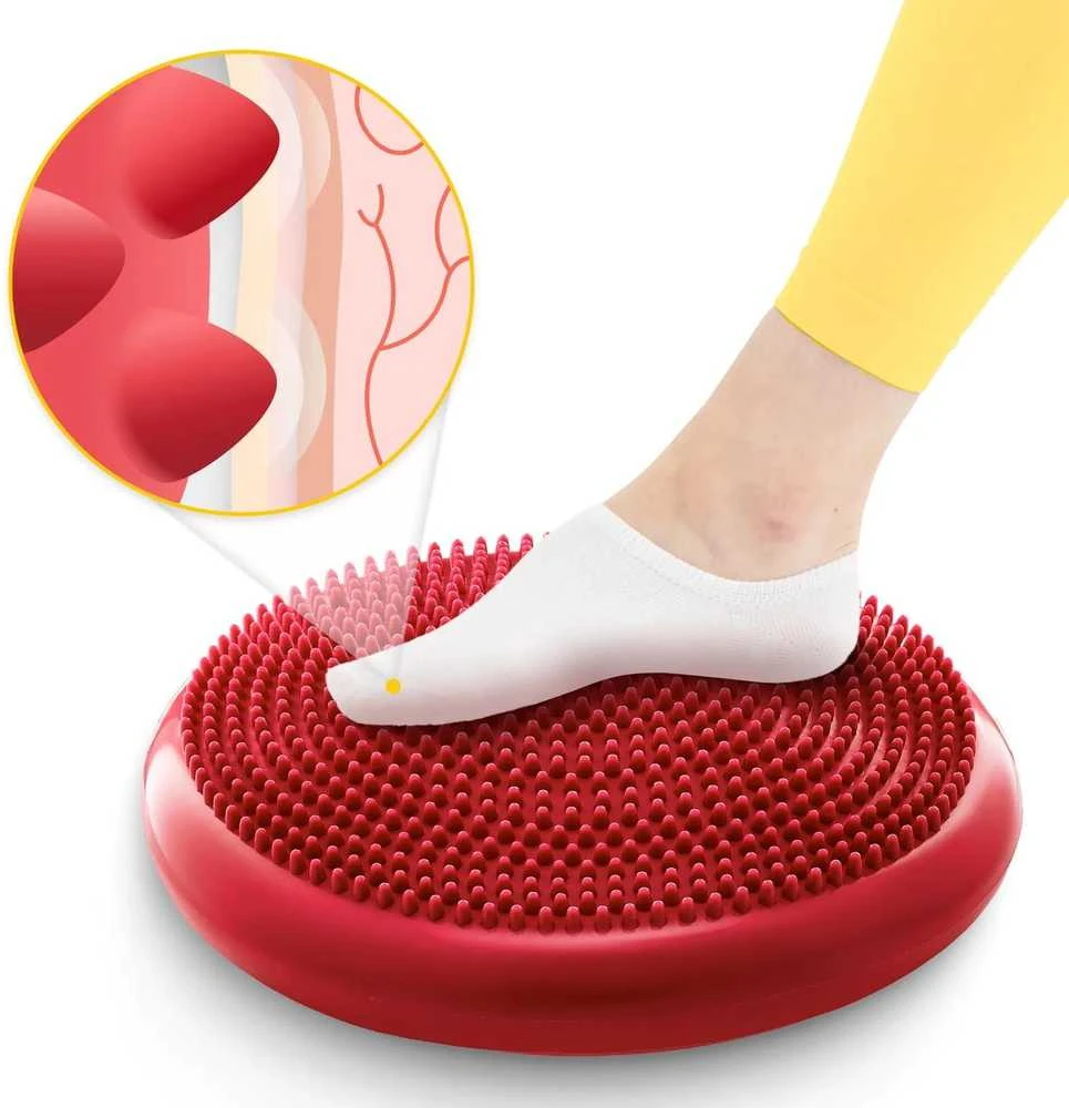 4Fizjo Sensorimotorinė pagalvė PRO+ 33 cm raudona