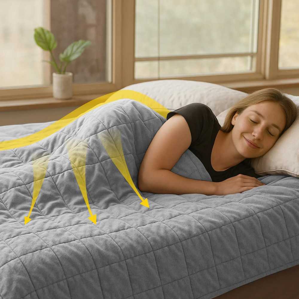 4Fizjo Sensorinė svorio antklodė 8kg