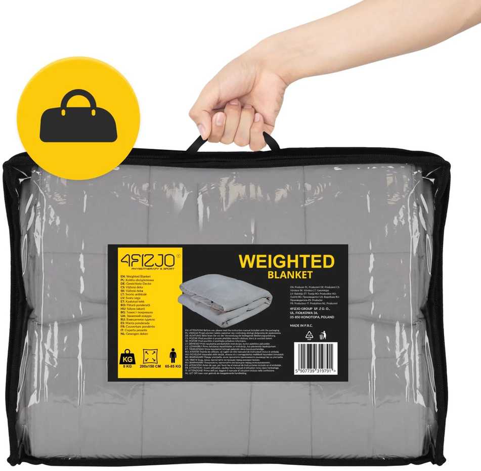 4Fizjo Sensorinė svorio antklodė 8kg