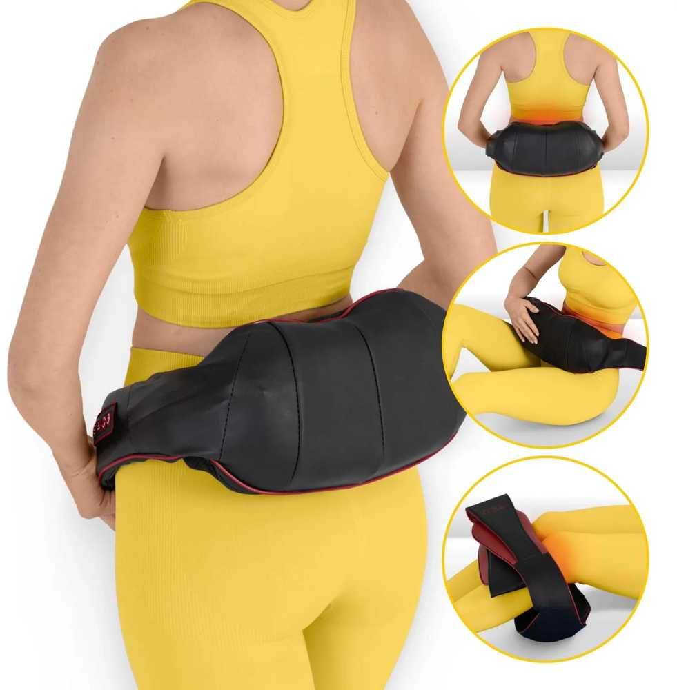 4Fizjo SHIATSU PRO+ kaklo ir pečių masažuoklis, vyšnių skonio