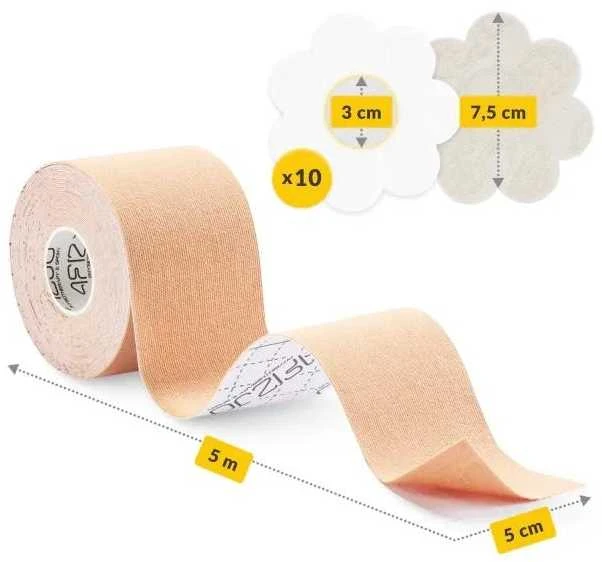 4Fizjo Smėlio spalvos formuojanti krūtinę juosta