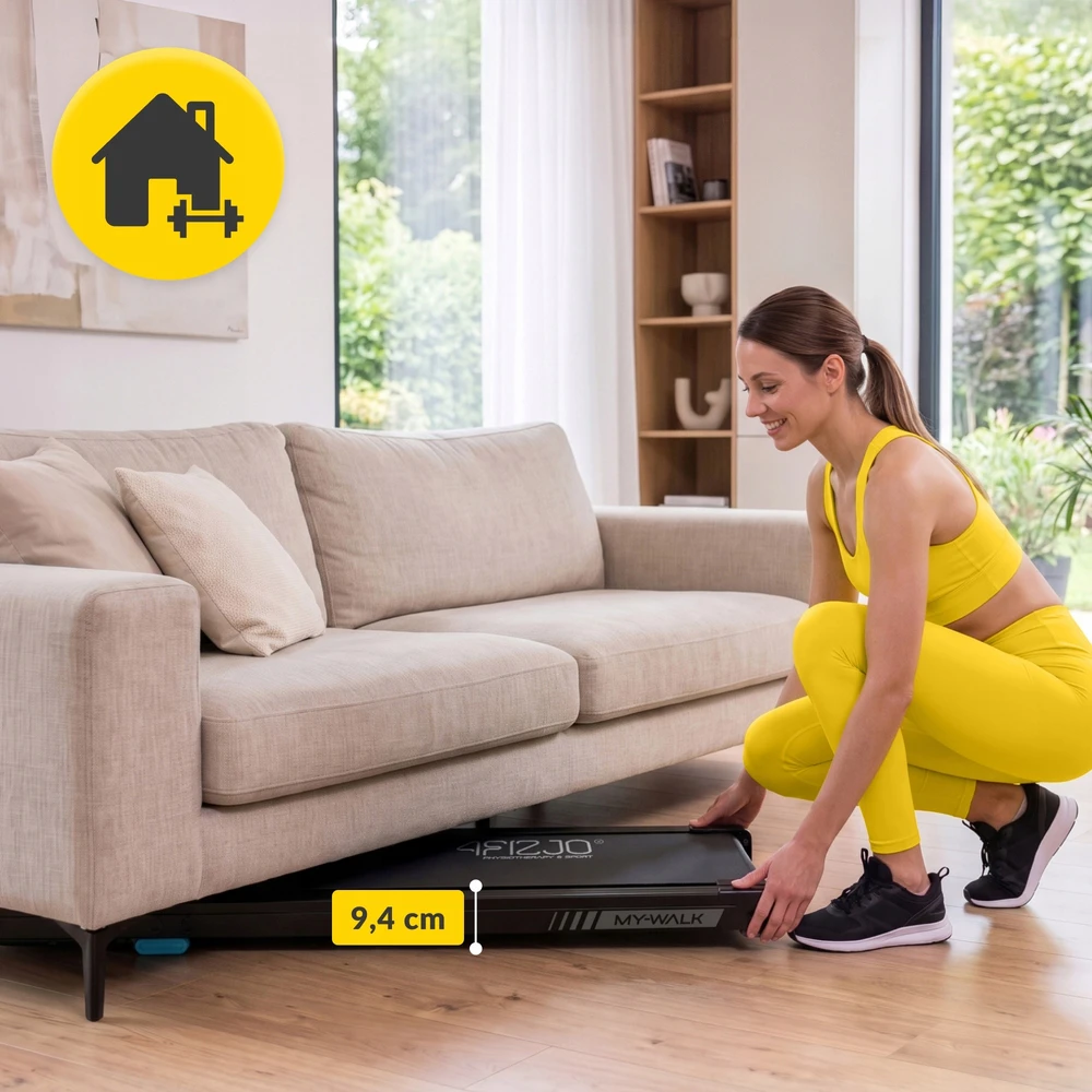4Fizjo Sulankstomas elektrinis vaikščiojimo bėgimo takelis „MY WALK“ – aktyviam judėjimui namuose