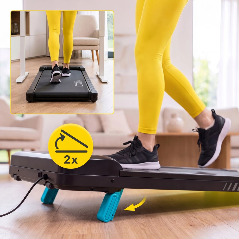 4Fizjo Sulankstomas elektrinis vaikščiojimo bėgimo takelis „MY WALK“ – aktyviam judėjimui namuose