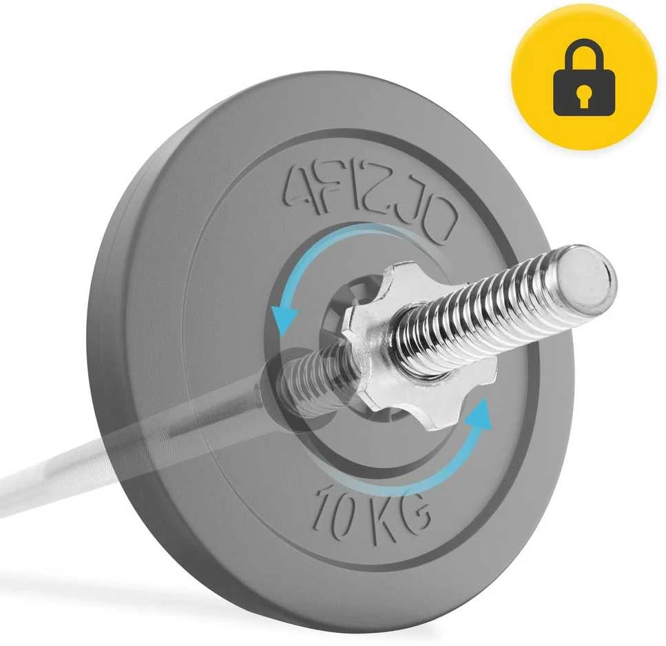 4Fizjo Tiesus strypas su spaustukais 150 cm - 5,8kg