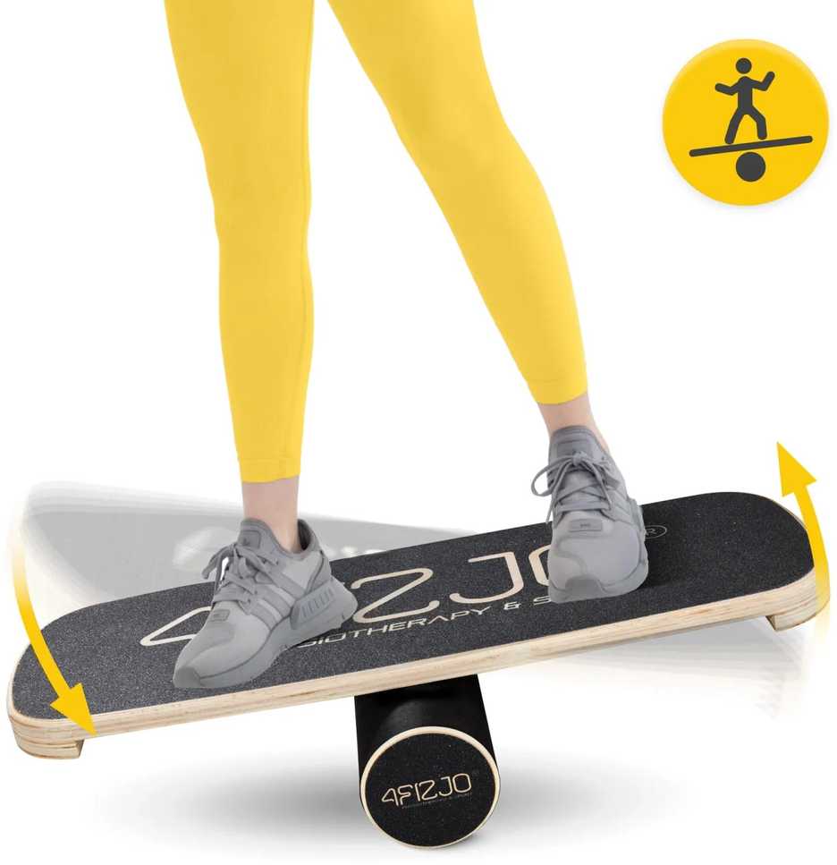 4Fizjo TRICKBOARD medinė balansavimo platforma