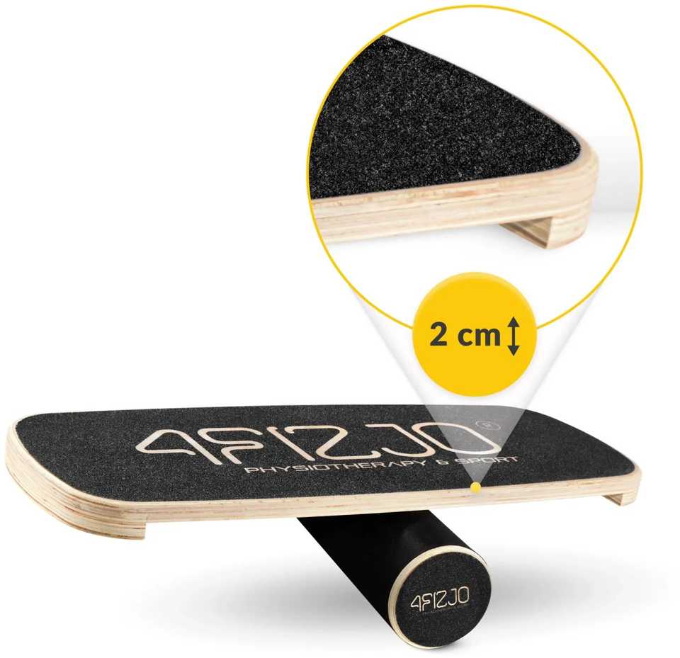 4Fizjo TRICKBOARD medinė balansavimo platforma