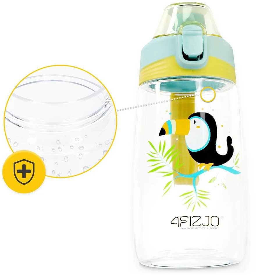 4Fizjo TUKAN 500 ml vaikiškas vandens buteliukas