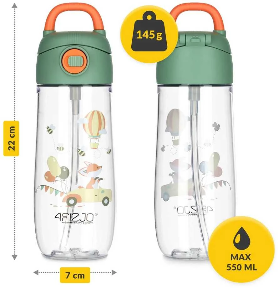 4Fizjo Vaikiškas vandens buteliukas BALIONAI 550 ml