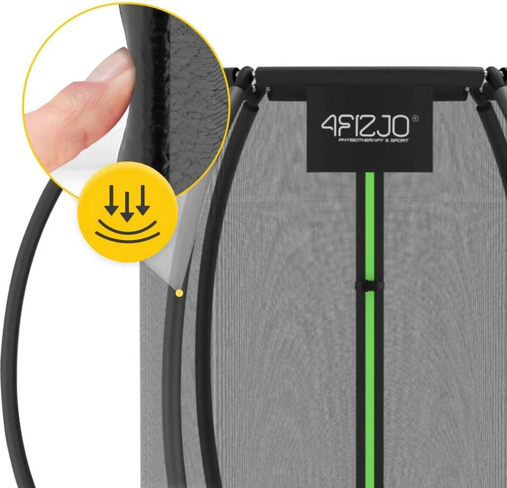 4Fizjo Sodo batutas, 183 cm apvalus batutas su apsauginiu tinklu, lauko batutas vaikams, tvirtas batutas šeimos pramogoms