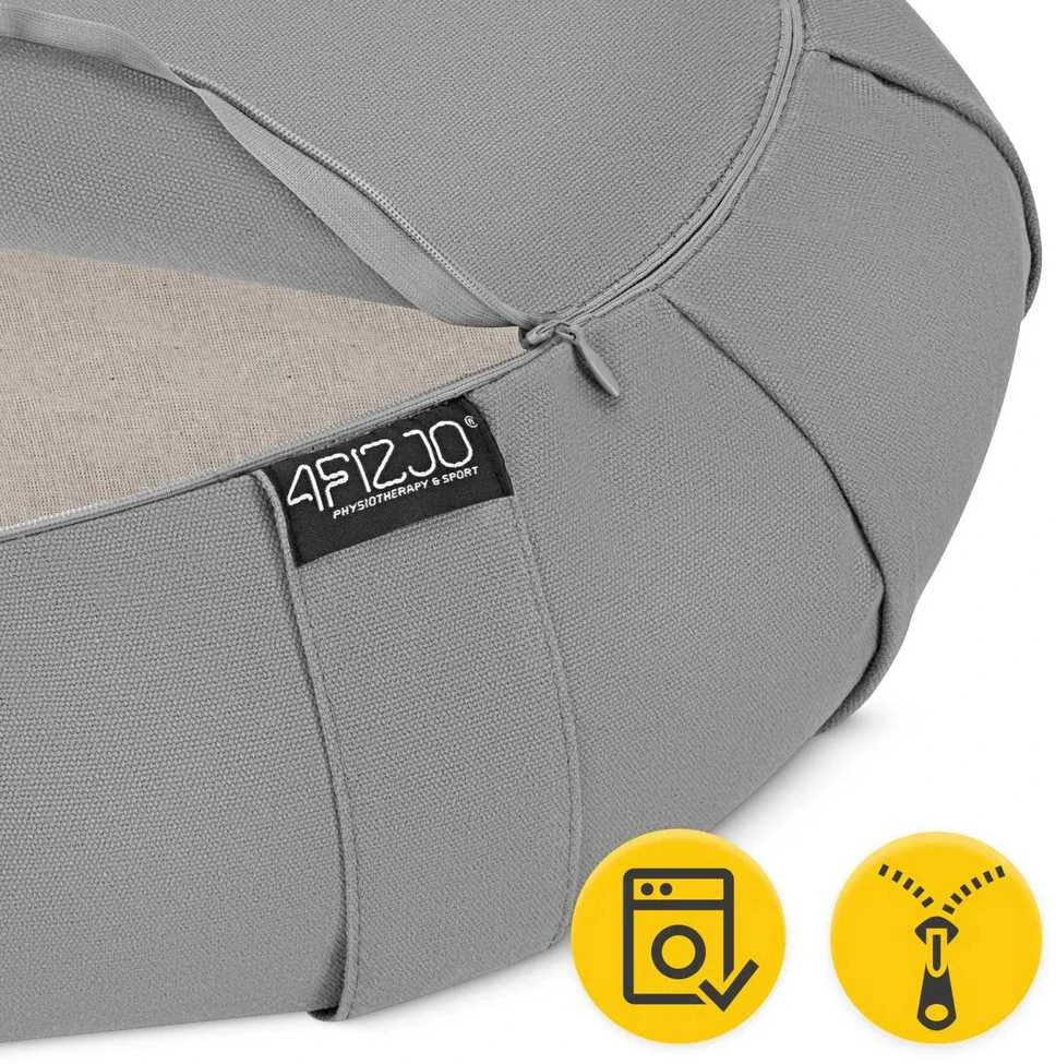 4Fizjo ZAFU meditacijos pagalvėlė, pusmėnulio pilka