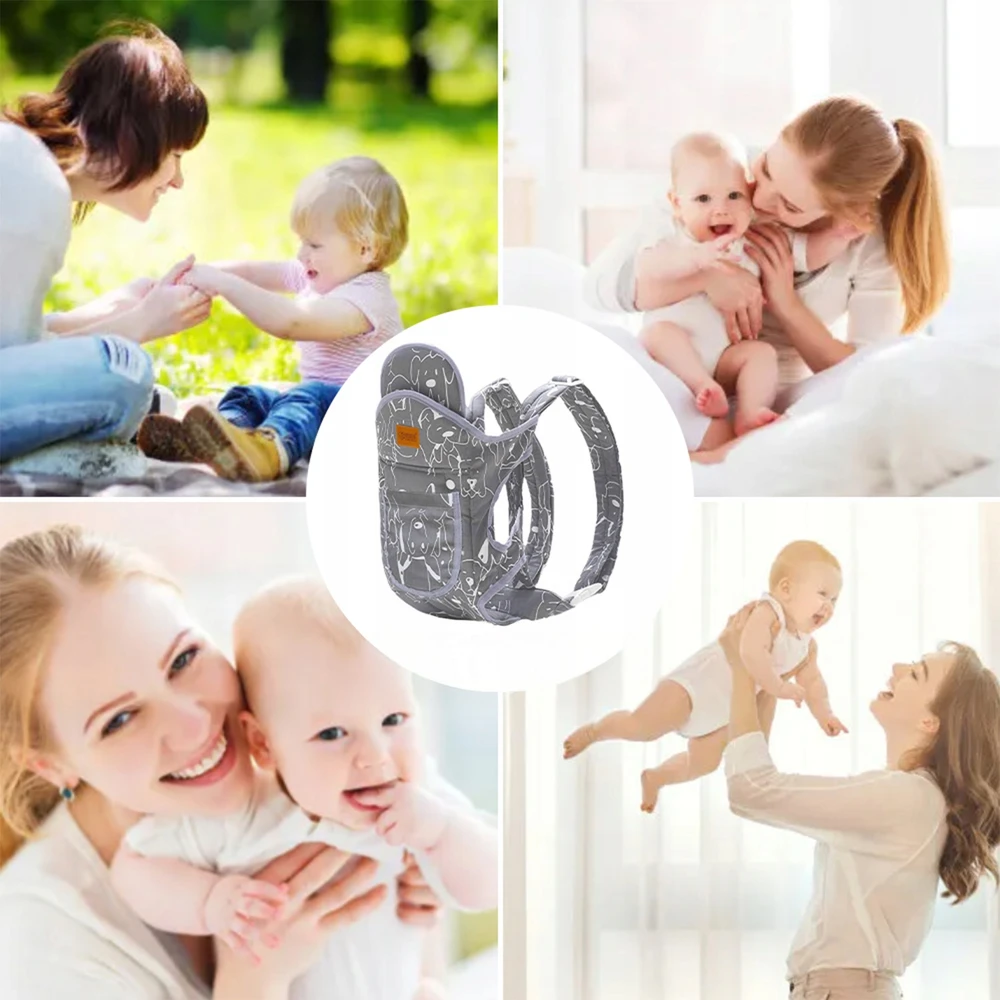 4IN1 NEŠĖLĖ KŪDIKUI ERGONOMINIS REGULIUOJAMAS PEČIŲ DIRŽAS IKI 20KG