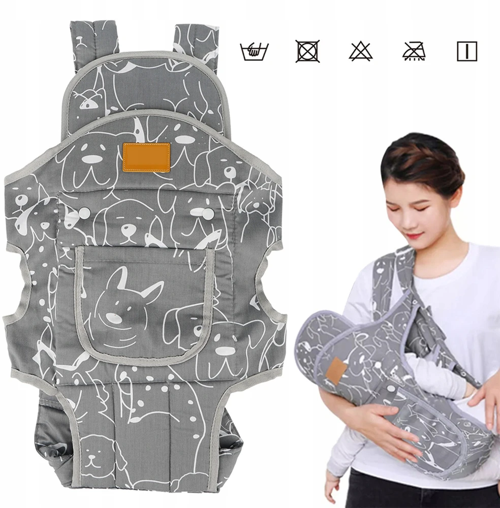 4IN1 NEŠĖLĖ KŪDIKUI ERGONOMINIS REGULIUOJAMAS PEČIŲ DIRŽAS IKI 20KG