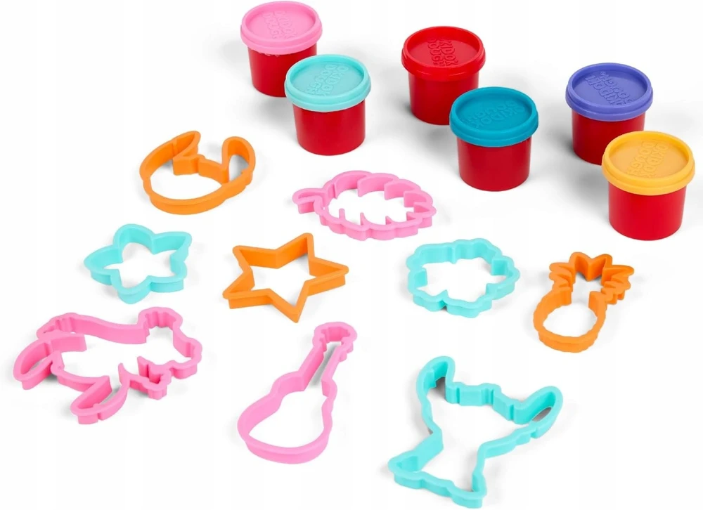 4Kidz „Disney Stitch“ žaidimų tešlos rinkinys, kūrybinė pramoga vaikams, 6 vamzdeliai
