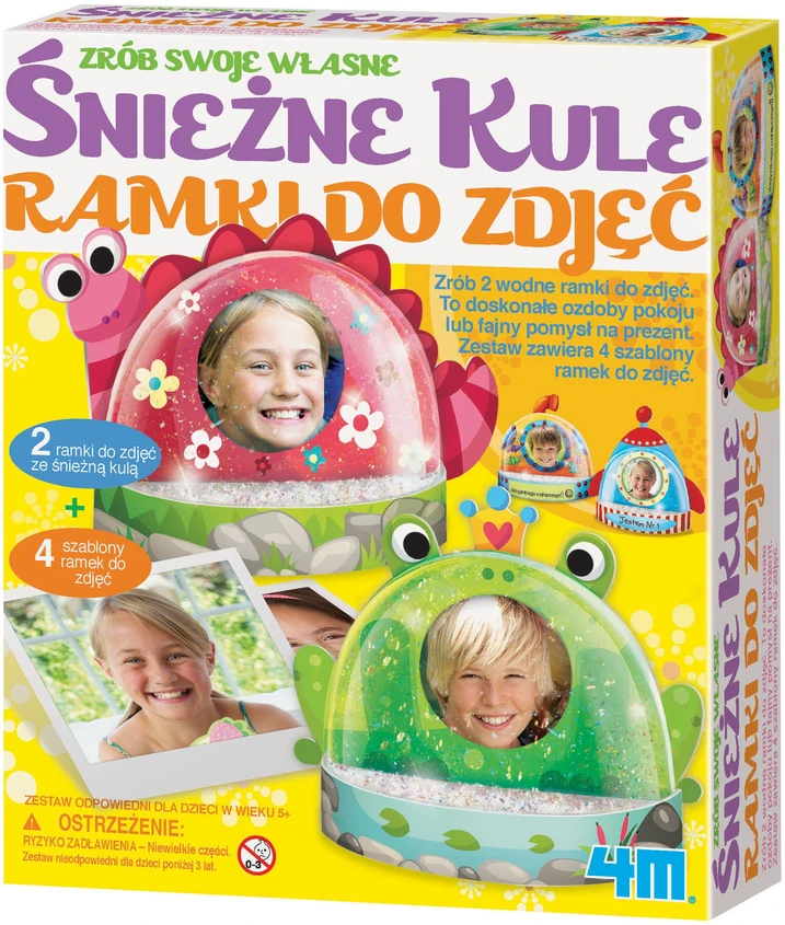 4M kūrybinis rinkinys sniego gaublių nuotraukų rėmeliai