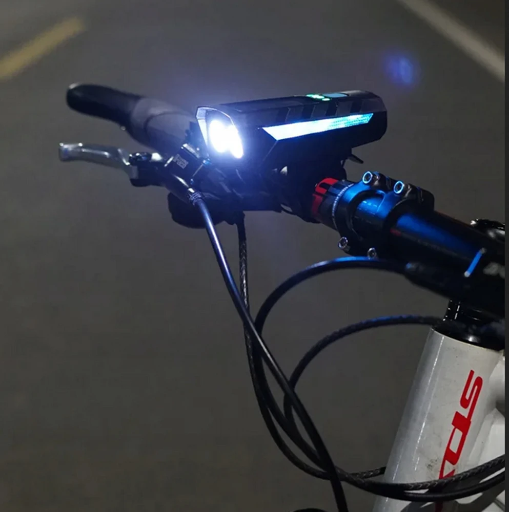 4Neo SAULĖS LED DVIRAČIO LEMPAS VARANUI PRIEKINIS GARSINIS SKAMBAS