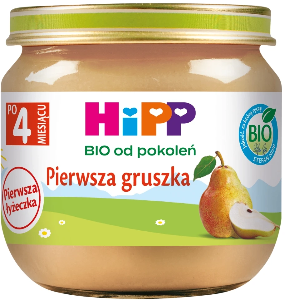 4x HiPP BIO PIRMAS ŠAKŠTAS 80g morkų, moliūgų, obuolių, kriaušių po 4m.