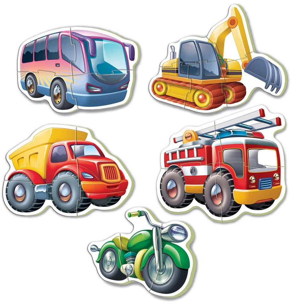 Pirmoji dėlionė EDUCA Baby Transportas 14866