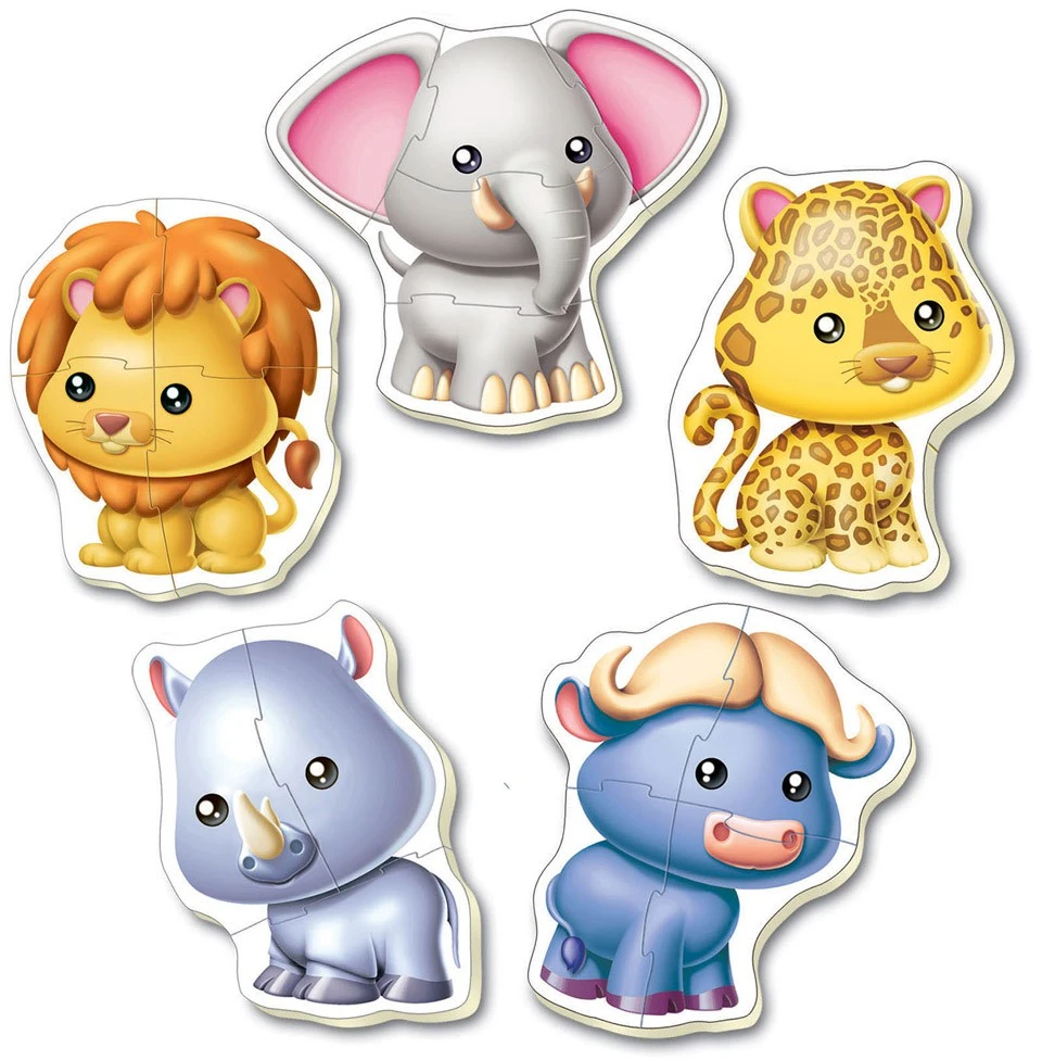 Pirmoji dėlionė EDUCA Baby Laukiniai gyvūnai 14197