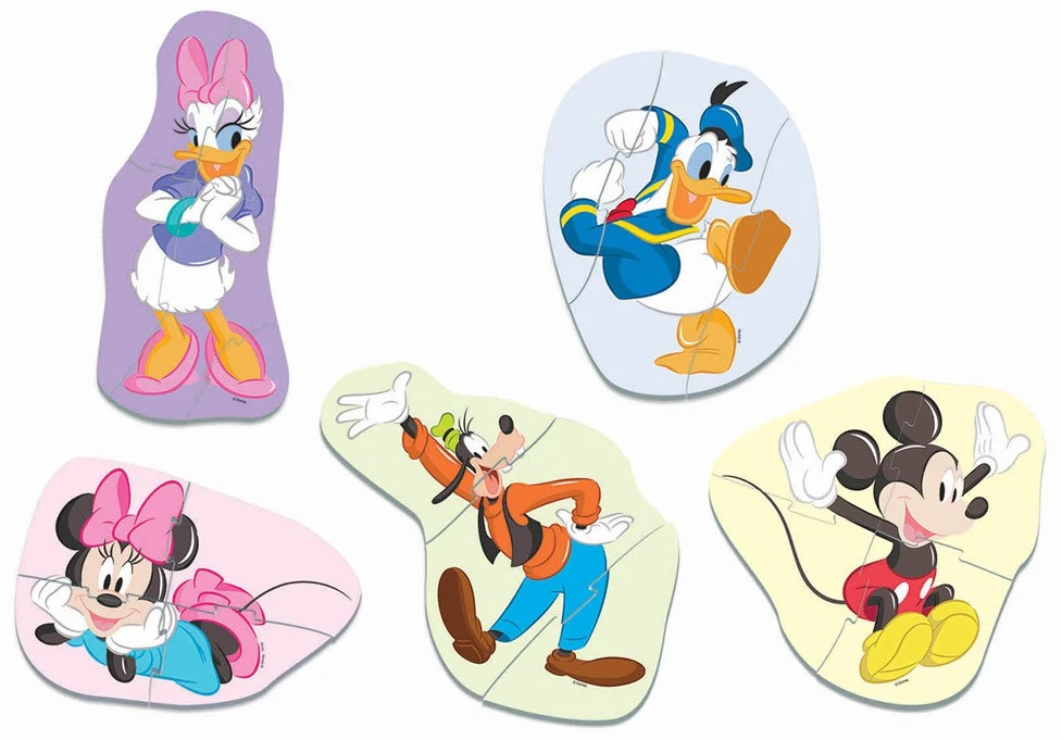 G3 Pirmoji dėlionė EDUCA Disney baby Mikis ir draugai 18590