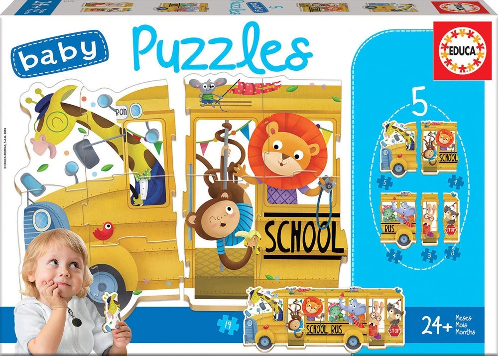 G3 Pirmoji dėlionė EDUCA Disney baby Mikis ir draugai 18590