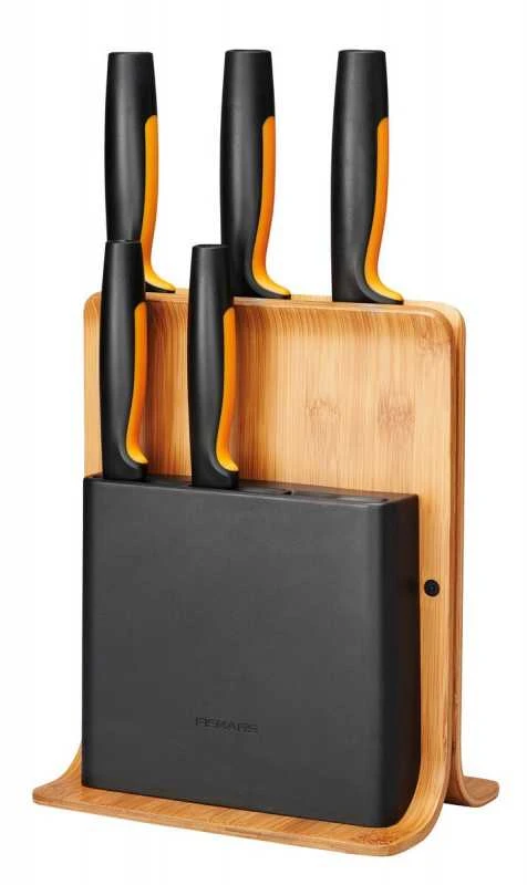 Fiskars "Functional Form" 5 peilių rinkinys su stovu
