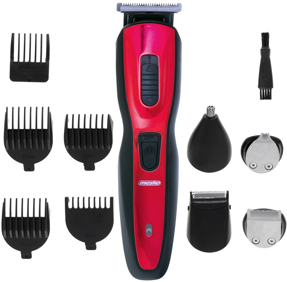 Mesko | Trimmer 5 in 1 | MS 2931 | Cordless | Juodas/Raudona