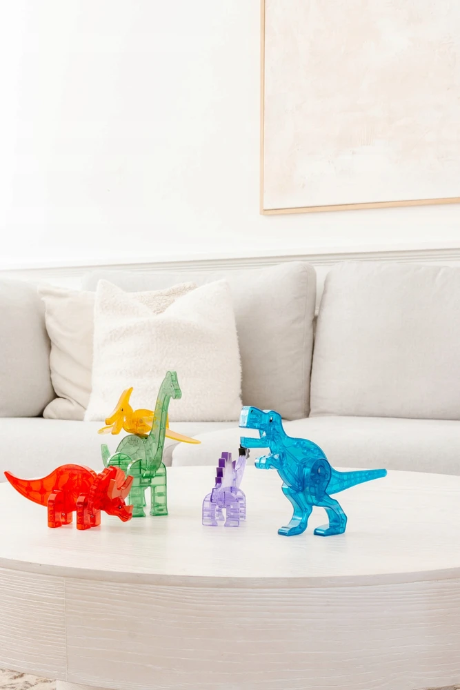 MAGNA-TILES - Dinozaurų 5 dalių rinkinys (90229)