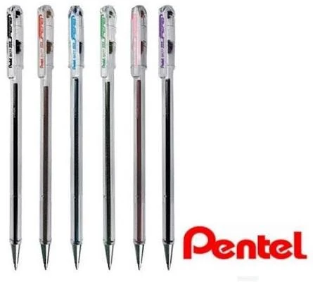 5 x DŁUGOPIS PENTEL BK77 Rinkinys 5 KOLORÓW