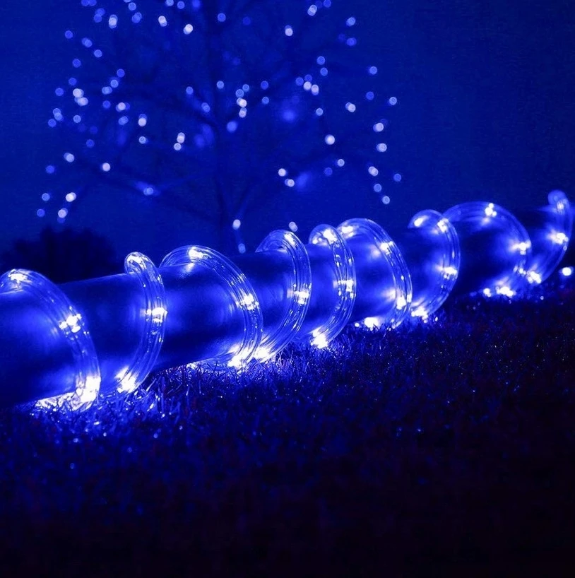 50 m LED Kalėdų eglutės lemputės, mėlynos