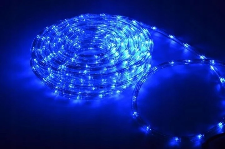 50 m LED Kalėdų eglutės lemputės, mėlynos