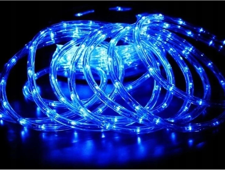 50 m LED Kalėdų eglutės lemputės, mėlynos