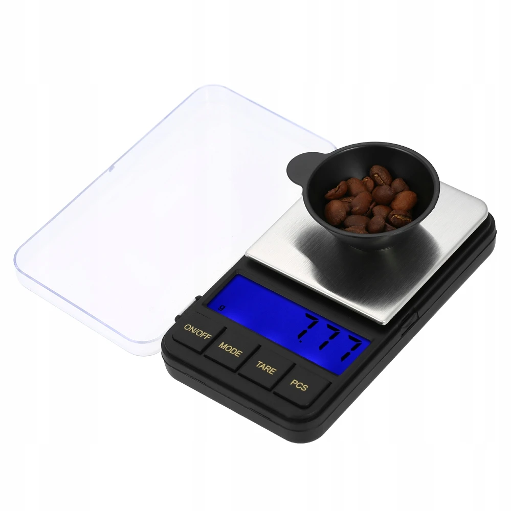 500g/0,01 g Itin tikslūs kišeniniai svarstyklės, tikslūs